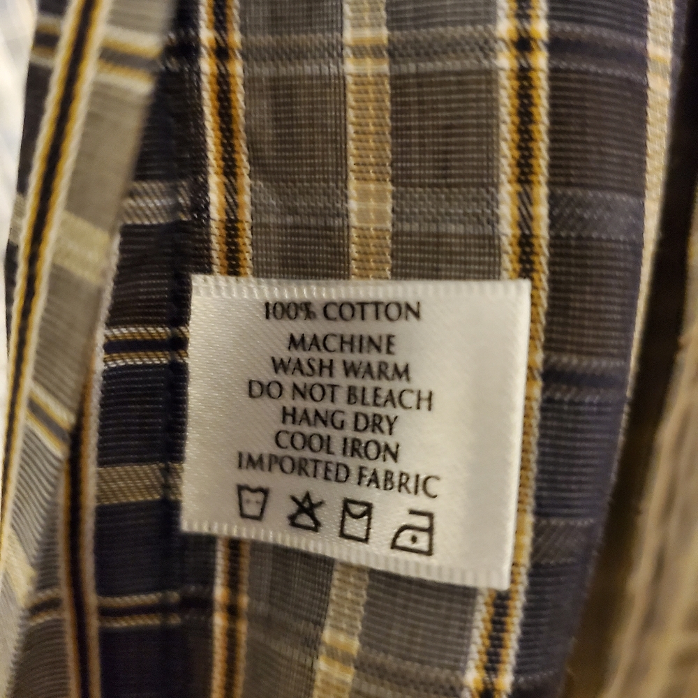 Men Robert Talbott Carmel‎ Dress Shirt Size XL - Picture 5 of 7